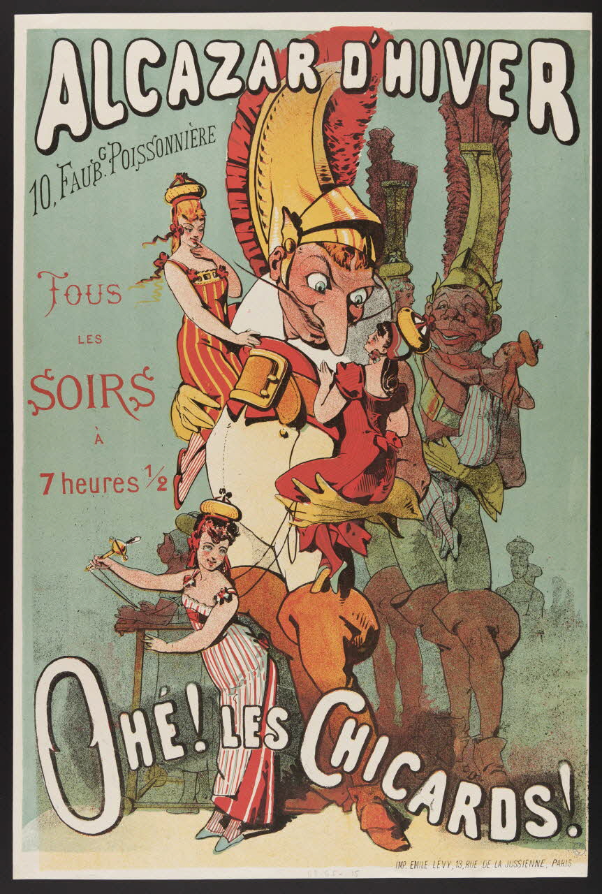 affiche ALCAZAR D'HIVER  OHE ! LES CHICARDS ! 1968.65.15 Photo