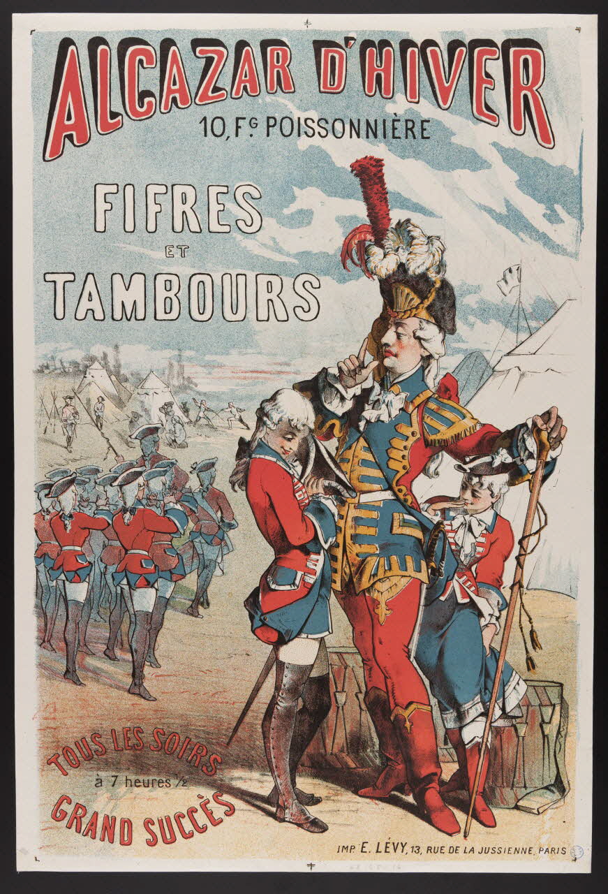 affiche ALCAZAR D'HIVER  FIFRES  ET  TAMBOURS 1968.65.16 Photo