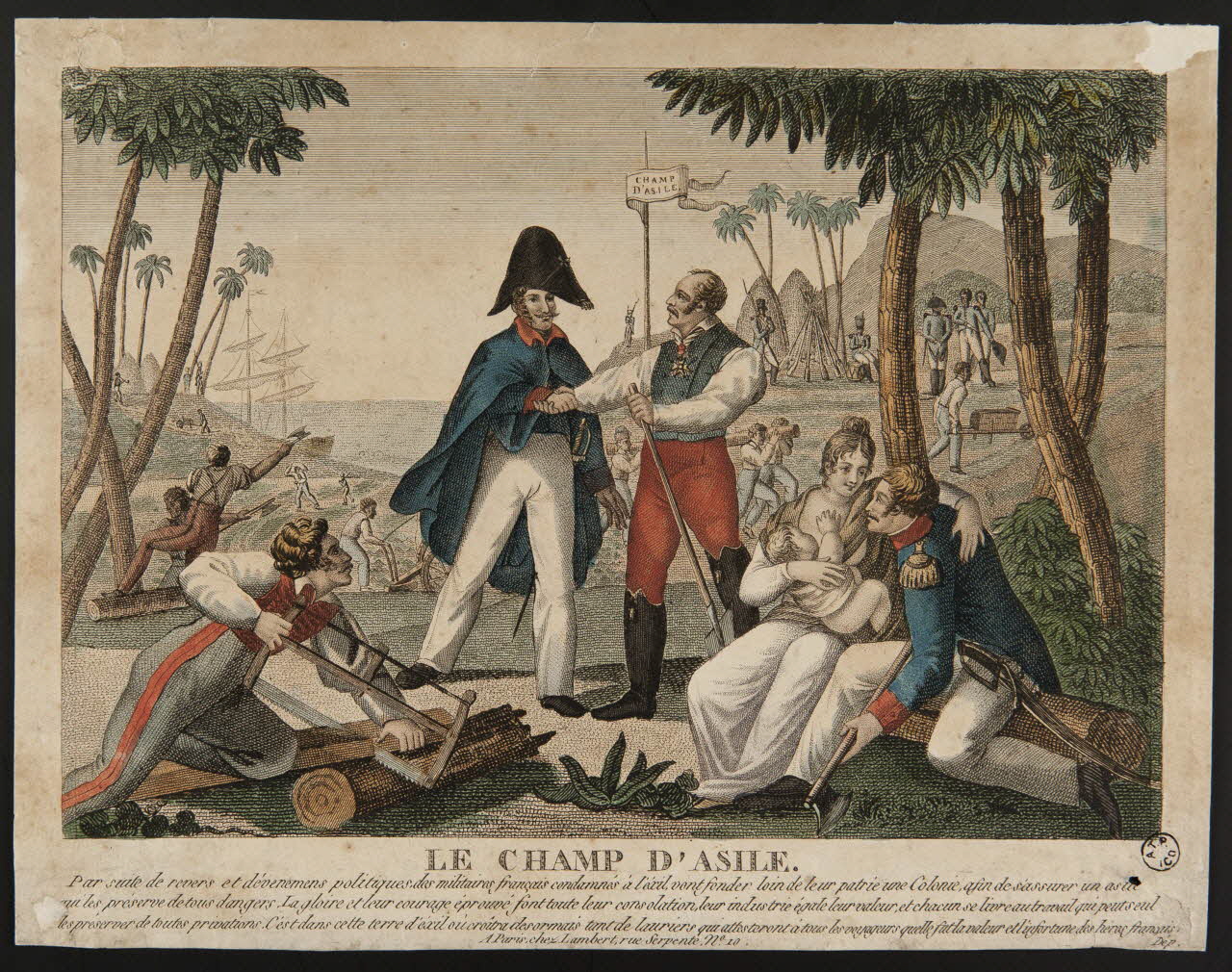 estampe LE CHAMP D'ASILE. 1968.66.8 Photo