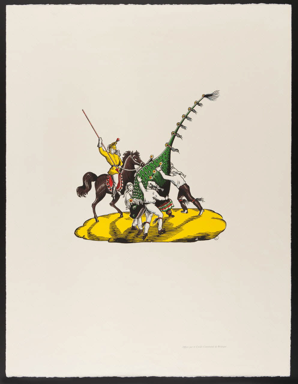 estampe Capture d'un poisson imaginaire. 1968.69.1 Photo