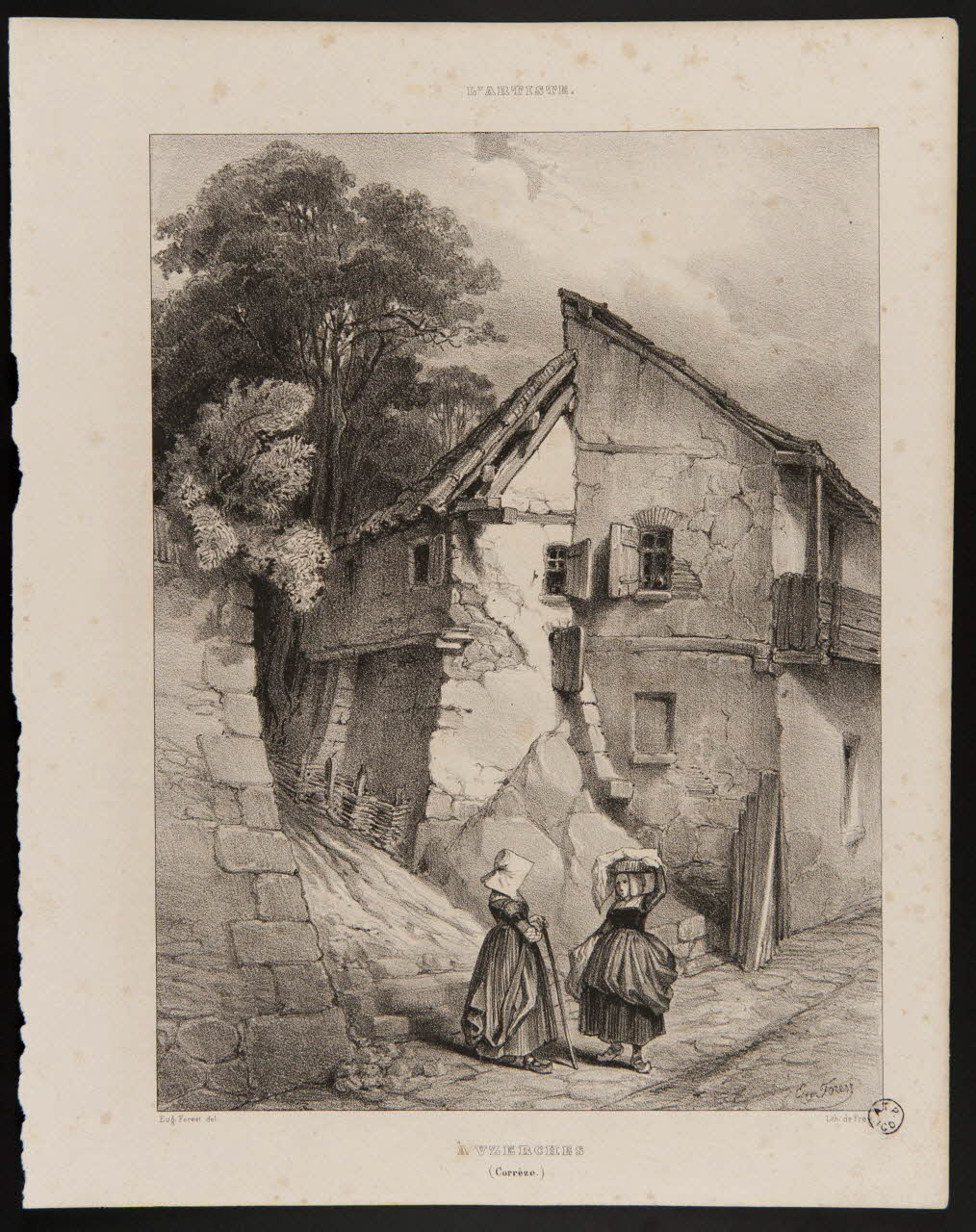 estampe A UZERCHES (Corrèze.) 1968.73.3 Photo