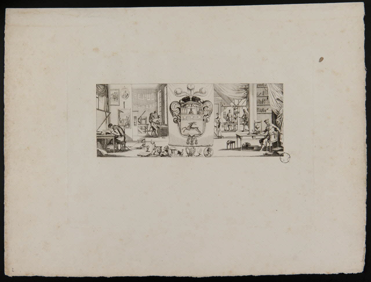 estampe Atelier d'imprimerie. 1968.92.1 Photo