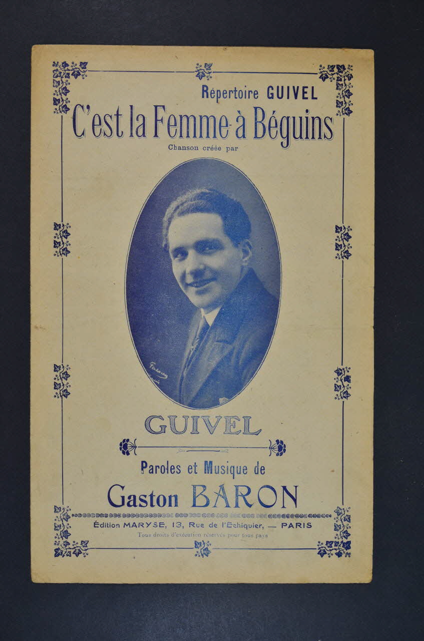 chanson petit format 1965.164.5 Photo Mucem