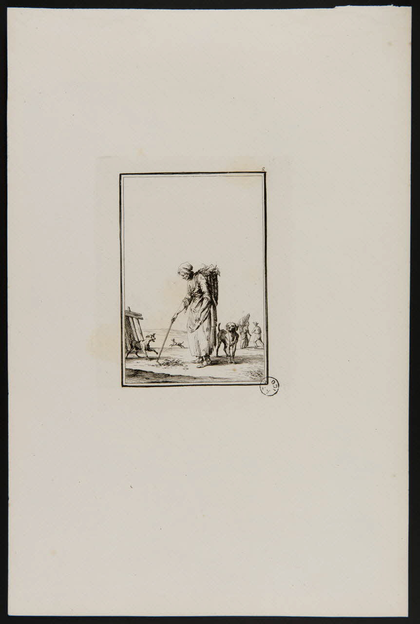 estampe Glaneuse. 1968.92.3 Photo