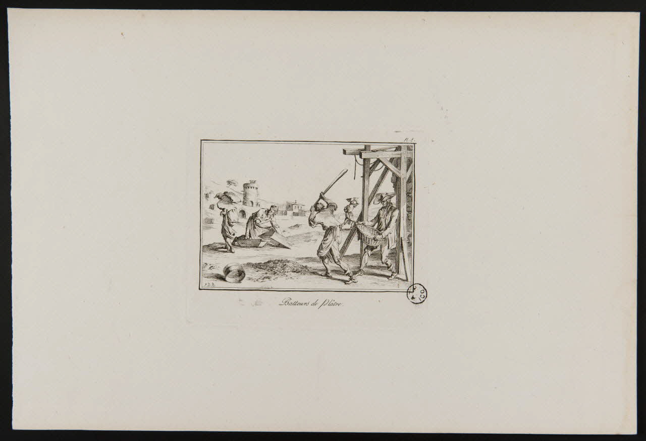 estampe Batteurs de Plâtre. 1968.92.31 Photo