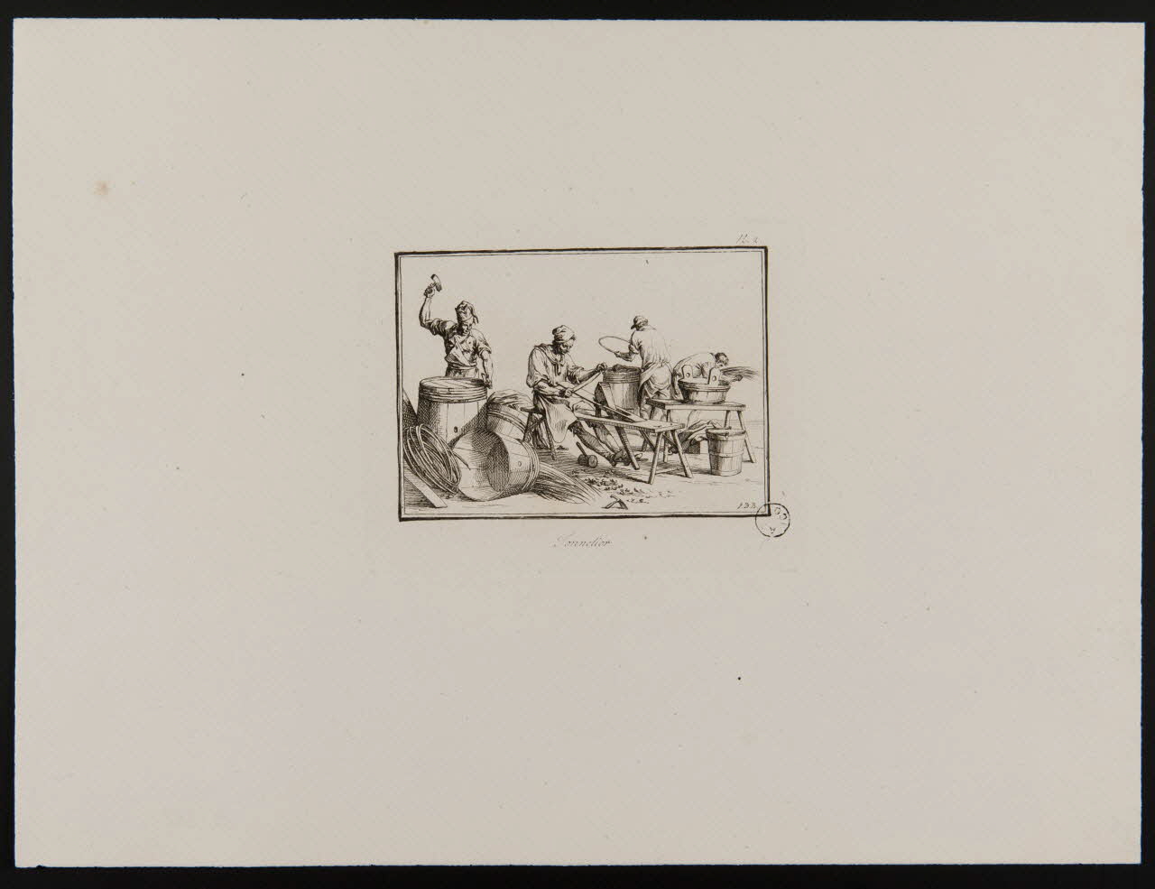 estampe Tonnelier. 1968.92.37 Photo