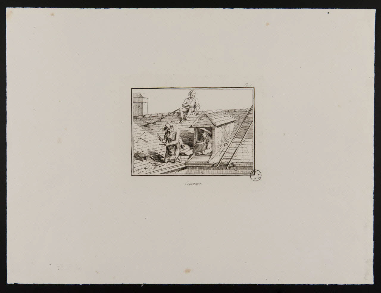 estampe Couvreur. 1968.92.39 Photo