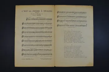 chanson petit format 1965.164.5 Photo Mucem