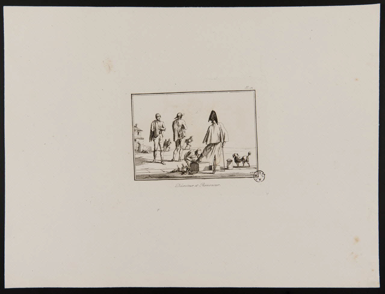 estampe Décroteur et Ramoneur. 1968.92.47 Photo