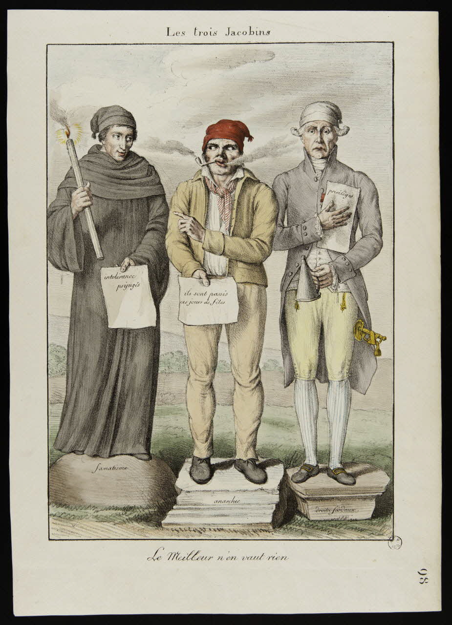 estampe Les trois Jacobins  Le Meilleur n'en vaut rien 1968.92.55 Photo