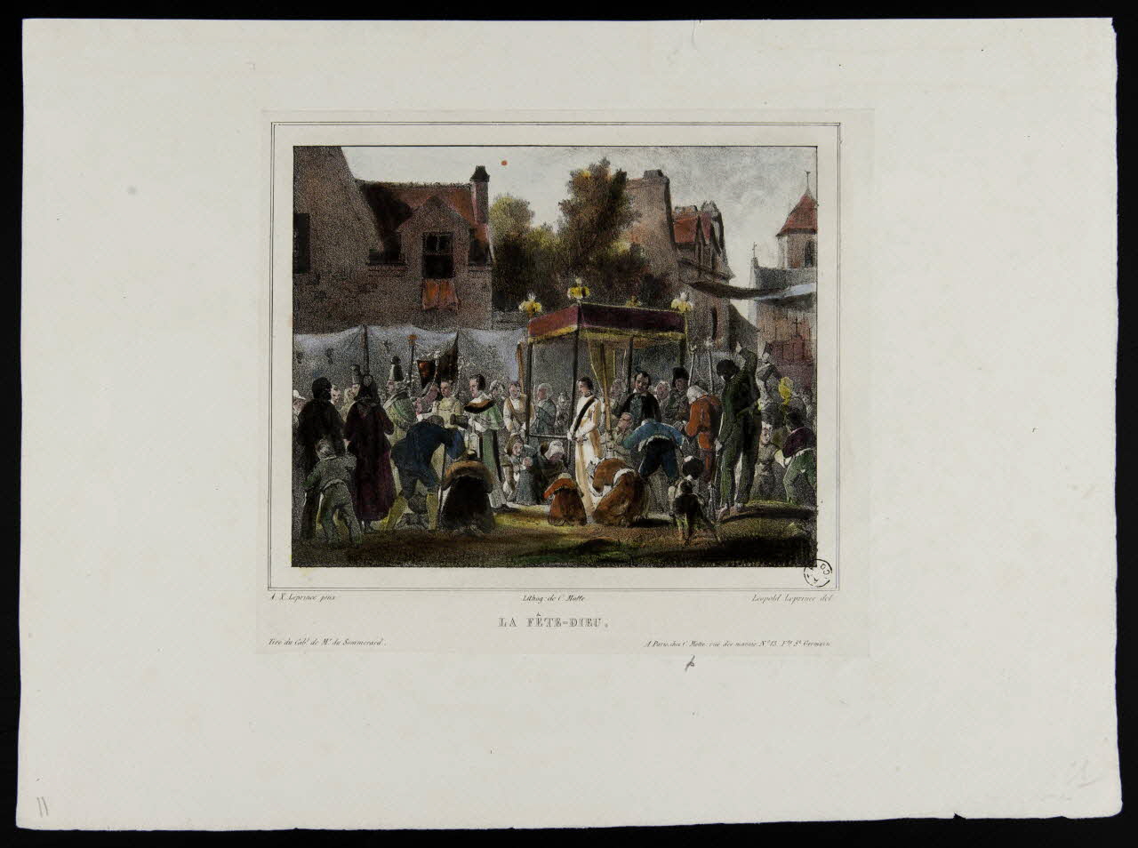 estampe LA FÊTE-DIEU. 1968.92.62 Photo