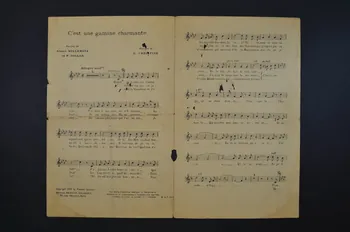 Fabien Sollar ; Albert Willemetz ; Henri Christiné ; Francis F. Salabert chanson petit format Île-de-France, France 1918 1966.159.13 Photo Mucem