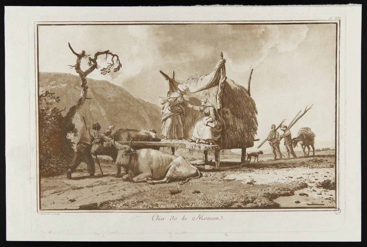 estampe Char de la Moisson. 1968.92.70 Photo