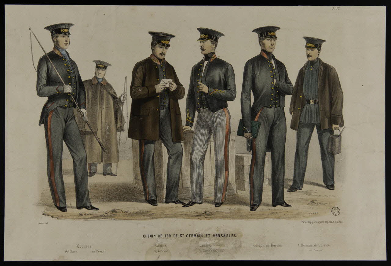 estampe CHEMIN DE FER DE ST. GERMAIN ET VERSAILLES. 1968.92.72 Photo