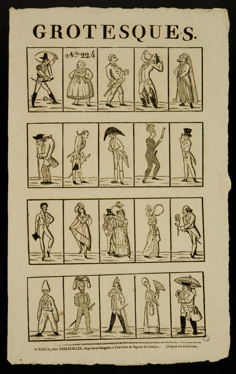 estampe GROTESQUES. 1968.94.3 Photo
