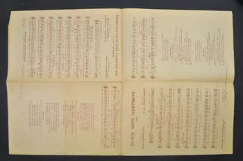 Max François ; Tervel ; Pierre Vignes ; Léon Montagné ; Pueca ; Henri Baquet ; Paul Normand ; Suzanne Rausch ; Nita Berger ; Jean Valenti ; Jaime Plana ; Les Editions Universelles; chanson petit format Île-de-France, France 1945 1966.159.16 Photo Mucem