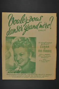 chanson partition de musique 1966.159.18 Photo Mucem