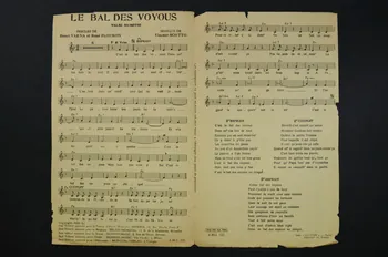 Henri Varna ; René Flouron ; Vincent Scotto ; Annie Cordy ; Imperia, Editions; chanson petit format Île-de-France, France 1952 1965.165.11 Photo Mucem