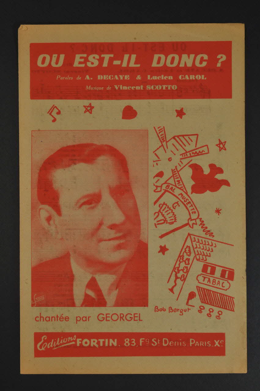 chanson petit format 1965.165.5 Photo Mucem