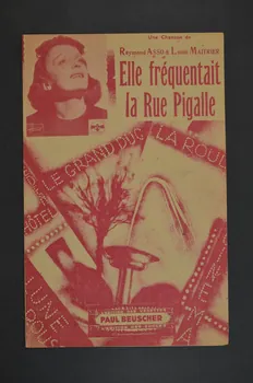 Louis Matrier ; Raymond Asso ; Paul Beuscher chanson petit format Paris 4ème 1945 1965.166.1 Photo Mucem