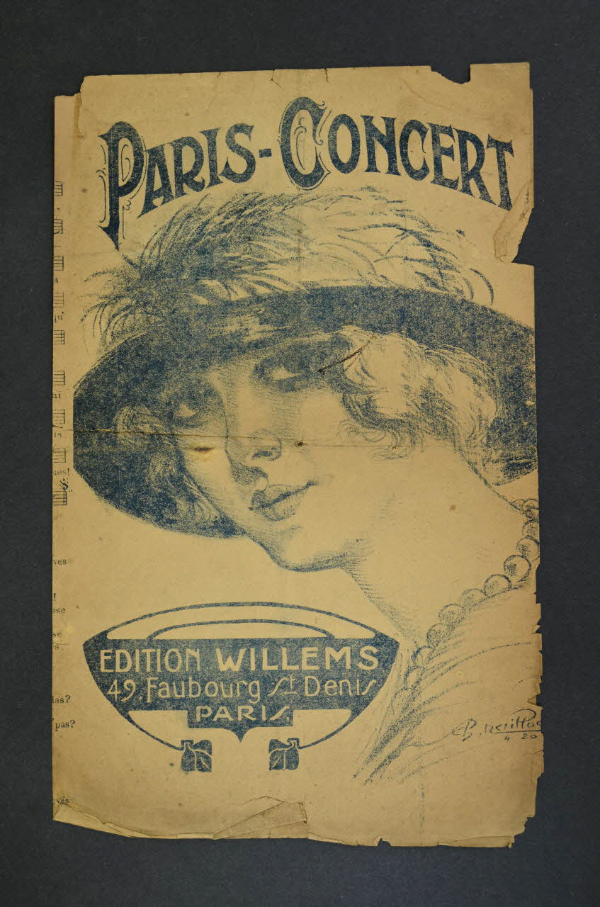 chanson petit format 1966.161.1 Photo Mucem