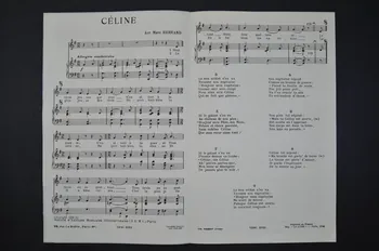 Marc Herrand ; Edith Piaf ; Les Compagnons De La Chanson ; S.E.M.I; chanson petit format Paris 8ème 1946 1965.166.19 Photo Mucem