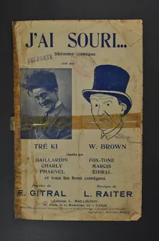 Léon Raiter ; Gitral ; L. Maillochon chanson petit format Île-de-France, France 1922 1966.162.26 Photo Mucem