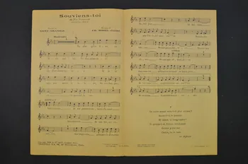Charles Borel-Clerc ; Charles Saint-Granier ; Chappell; chanson petit format Île-de-France, France 1931 1966.162.7  Photo Mucem