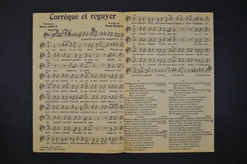 Paul Mayé ; Marc Hély ; Edith Piaf ; Paul Beuscher chanson petit format Paris 4ème 1938 1965.166.3 Photo Mucem