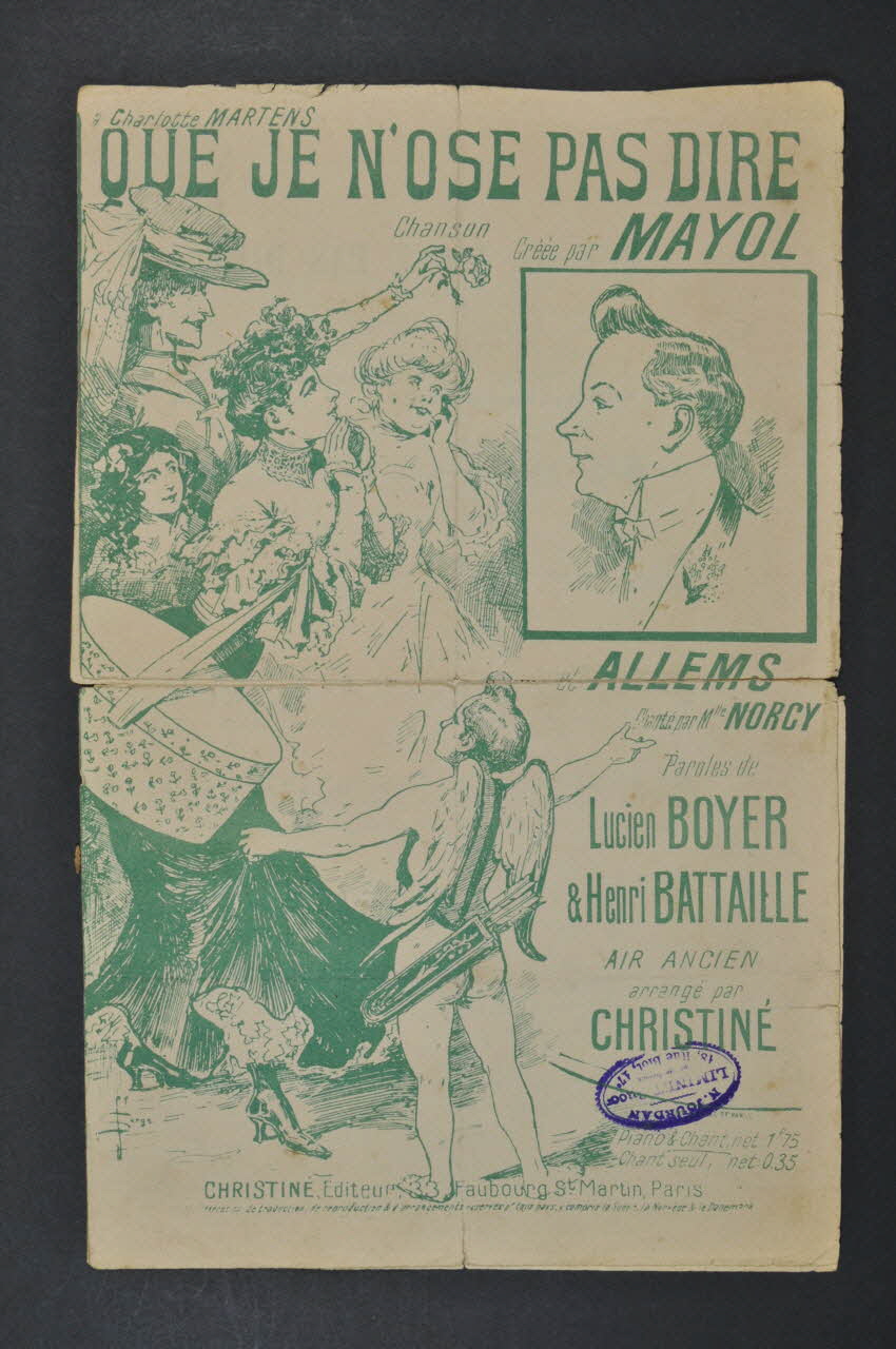 chanson petit format 1966.164.28 Photo Mucem