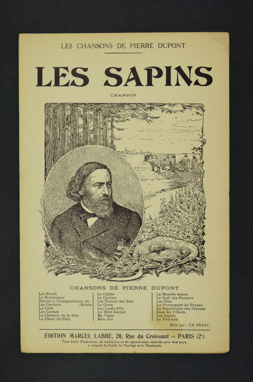 chanson petit format 1966.164.7 Photo Mucem