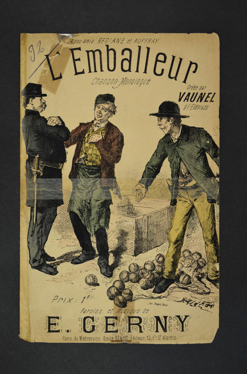 chanson petit format 1966.165.13 Photo Mucem