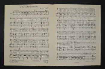 Michel Emer ; Edith Piaf ; Méridian, Les Nouvelles éditions; ; S.E.M.I; chanson petit format Paris 8ème 1945 1965.166.50 Photo Mucem