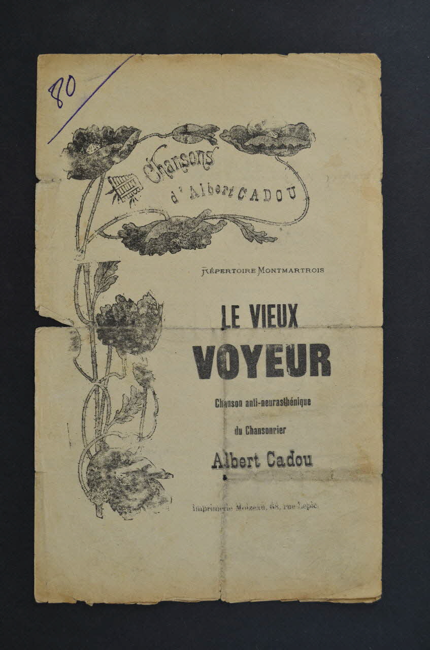 chanson petit format 1966.165.24 Photo Mucem
