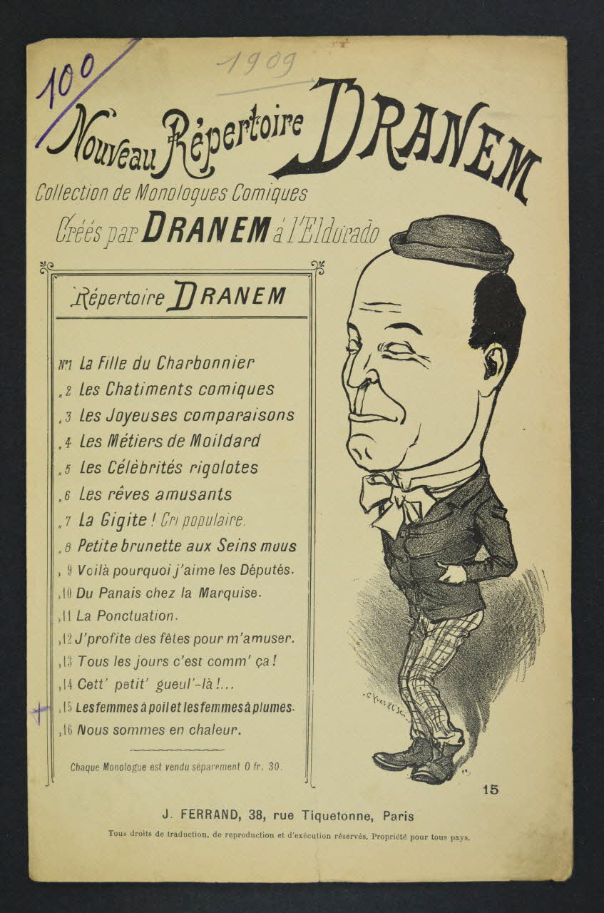 chanson petit format 1966.165.31 Photo Mucem