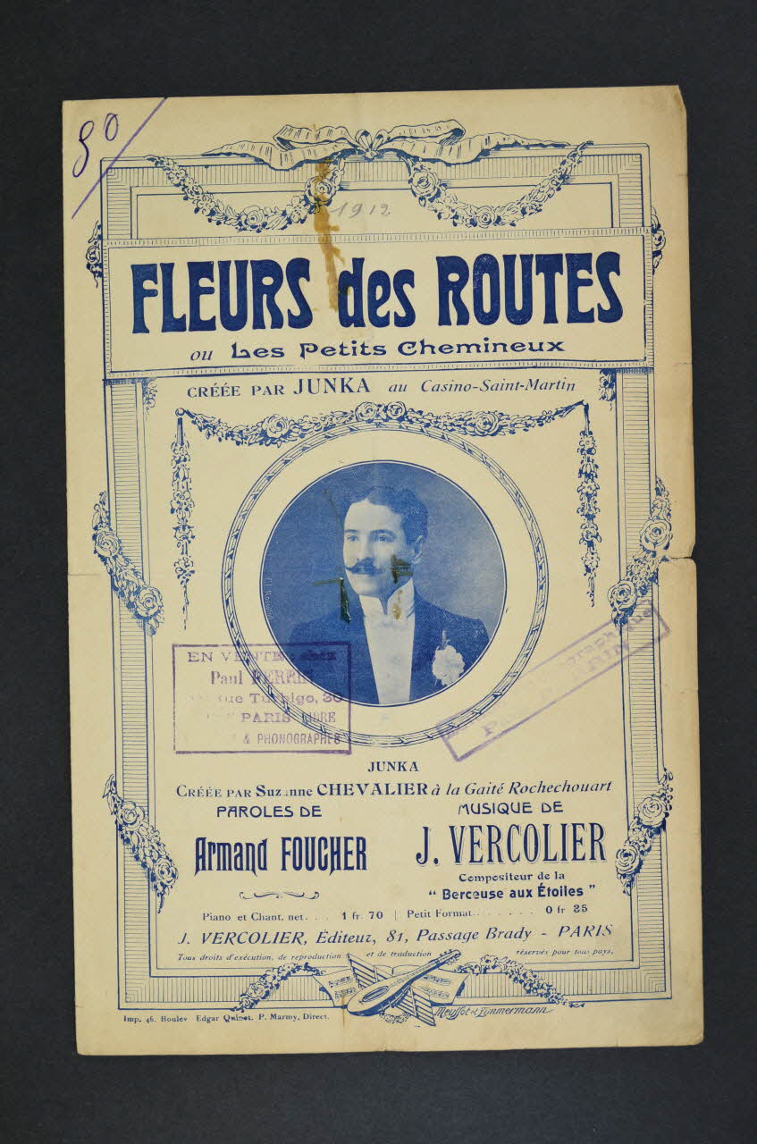 chanson petit format 1966.165.40 Photo Mucem