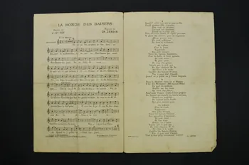 Ch. Jardin ; J. Sainte-Foy ; Léonce Junka ; Delormel Et Cie chanson petit format Île-de-France, France 1910 1966.165.44 Photo Mucem