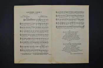 chanson petit format 1966.165.45 Photo Mucem