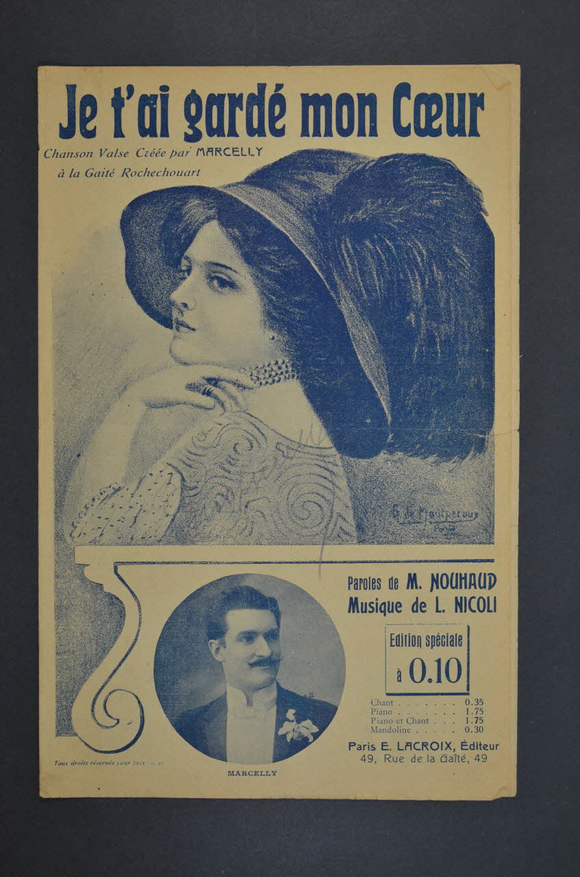 chanson petit format 1965.168.12 Photo Mucem