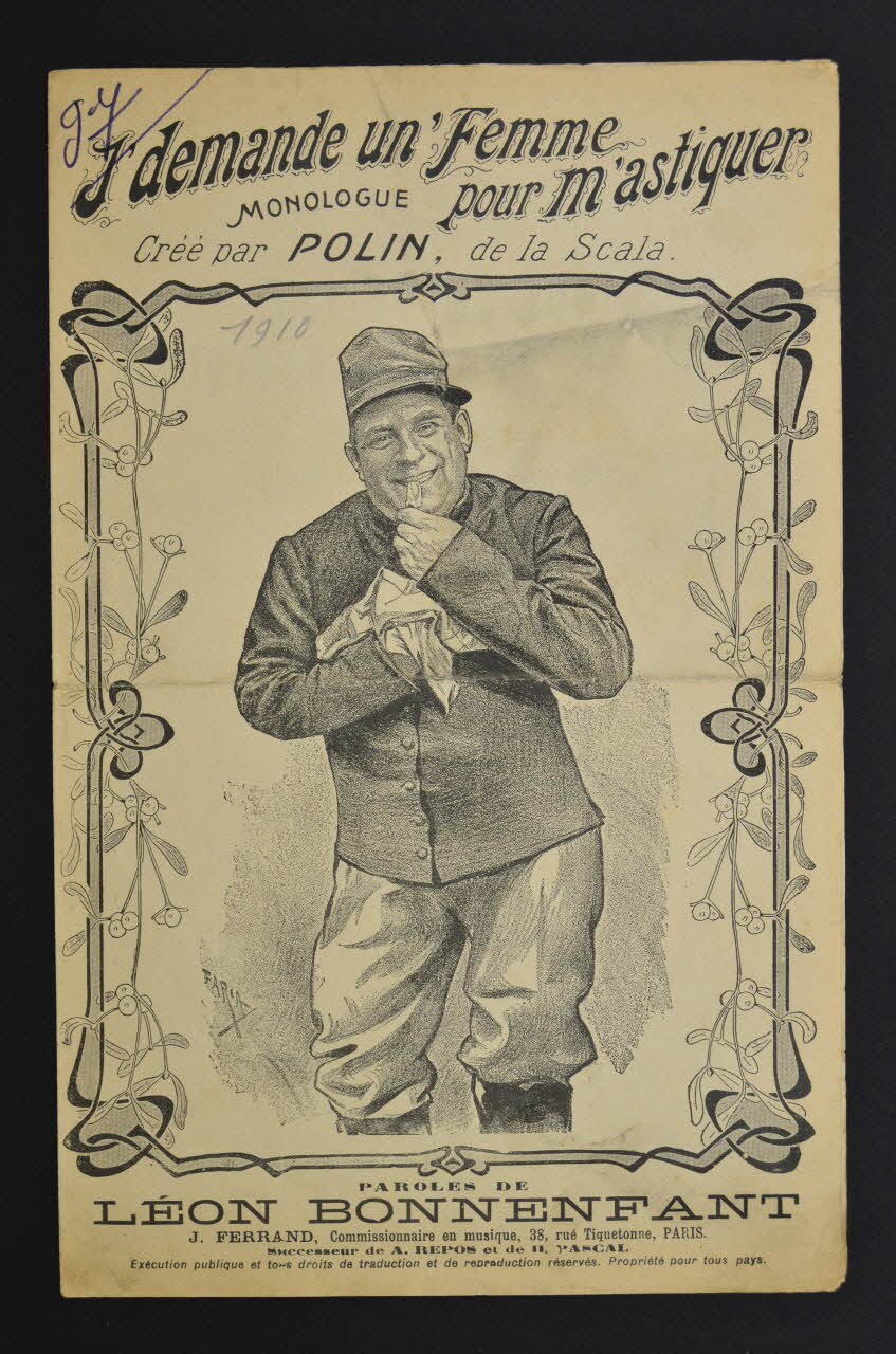 MONOLOGUE petit format 1966.165.51 Photo Mucem