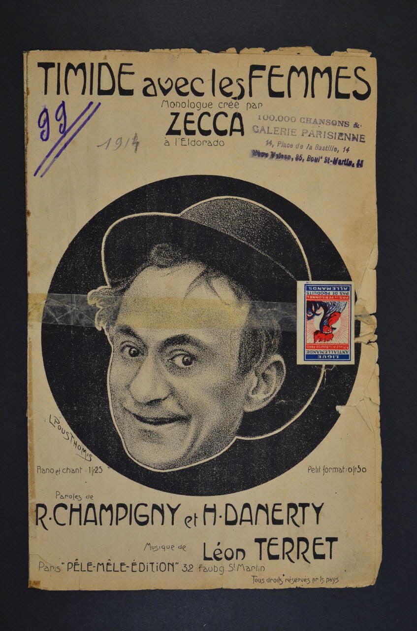 chanson petit format 1966.165.56 Photo Mucem