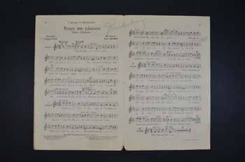 Emile Delmas ; Roland D' Ars ; Colette D' Or ; Labbé chanson petit format 1910 1965.168.18 Photo Mucem