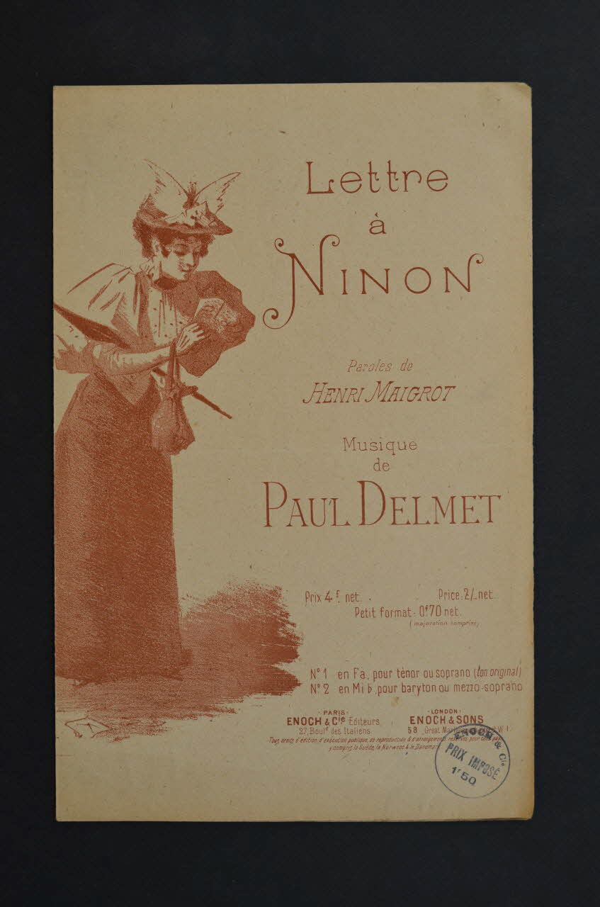 chanson petit format 1965.168.23 Photo Mucem