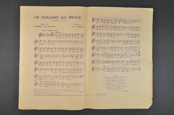 Cesare A. Bixio ; André de Badet ; Lys Gauty ; Batifol chanson petit format 1932 1965.168.24 Photo Mucem