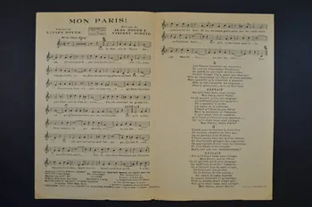 Jean Boyer ; Lucien Boyer ; Vincent Scotto ; Perchicot ; Francis F. Salabert chanson petit format 1925 1965.168.25  Photo Mucem