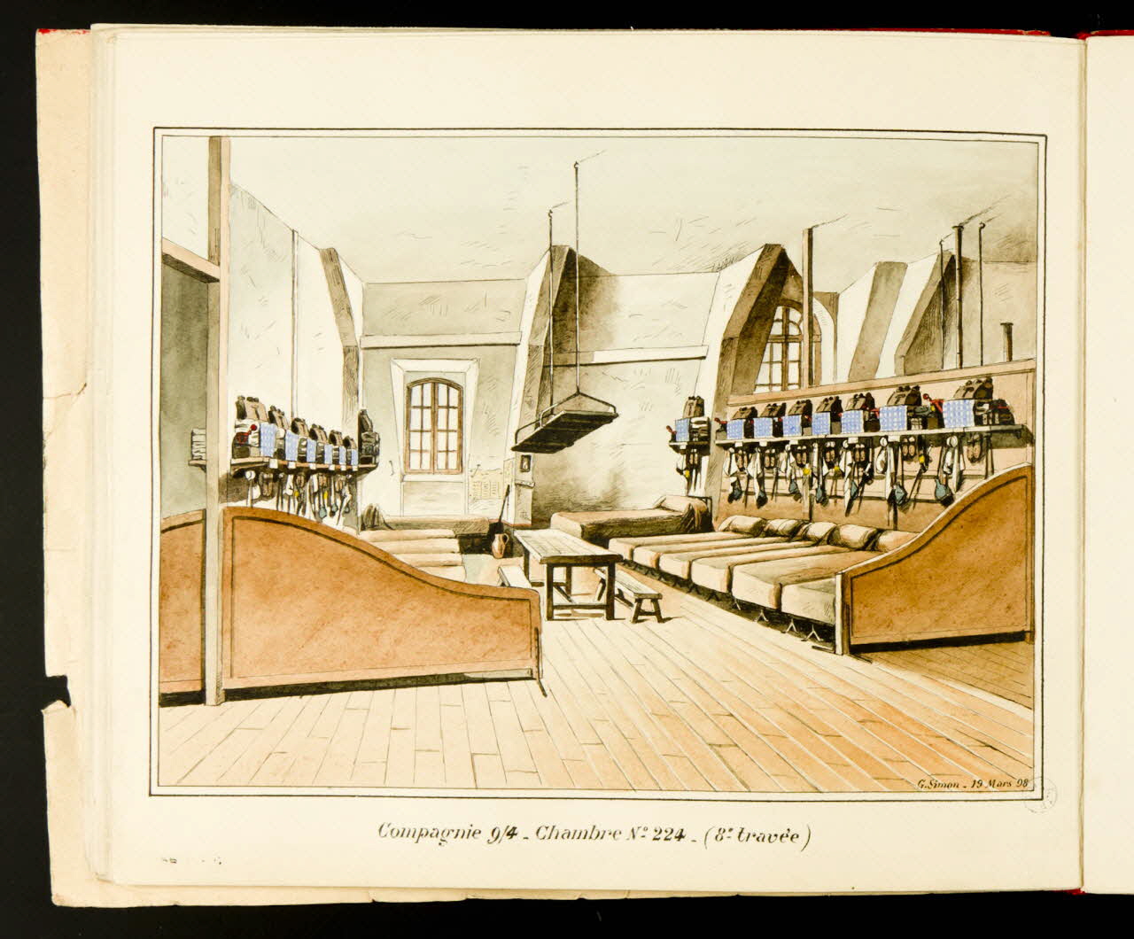 Simon G. partie d'un ensemble de dessins carnet de dessins 1898 1975.101.1.11 Photo