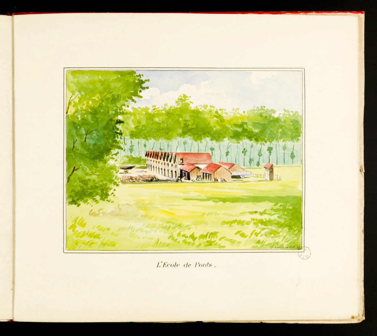 Simon G. partie d'un ensemble de dessins carnet de dessins 1897 1975.101.1.15 Photo