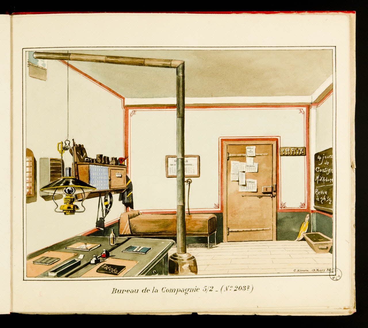 Simon G. partie d'un ensemble de dessins carnet de dessins 1898 1975.101.1.16 Photo