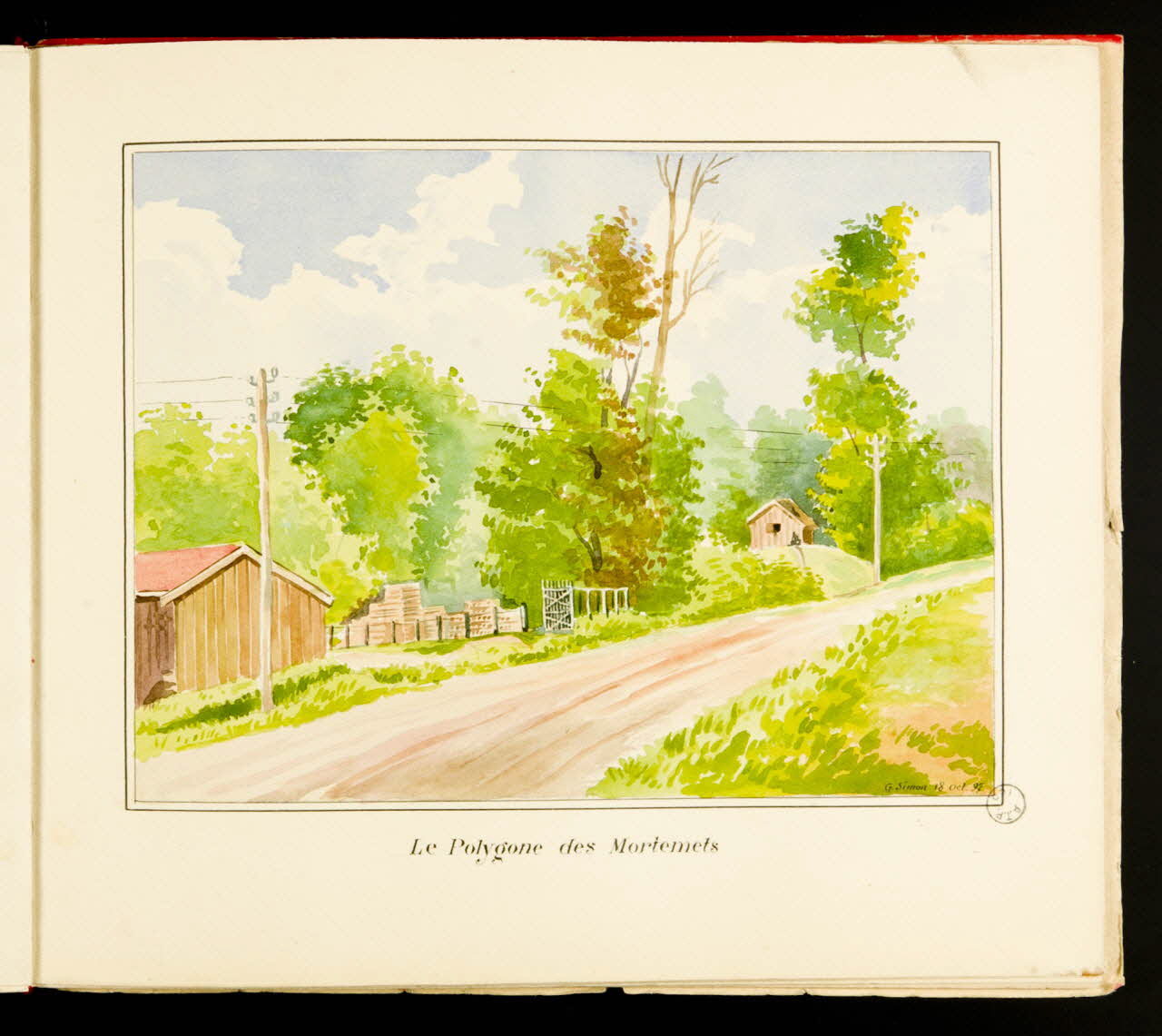 Simon G. partie d'un ensemble de dessins carnet de dessins 1897 1975.101.1.17 Photo