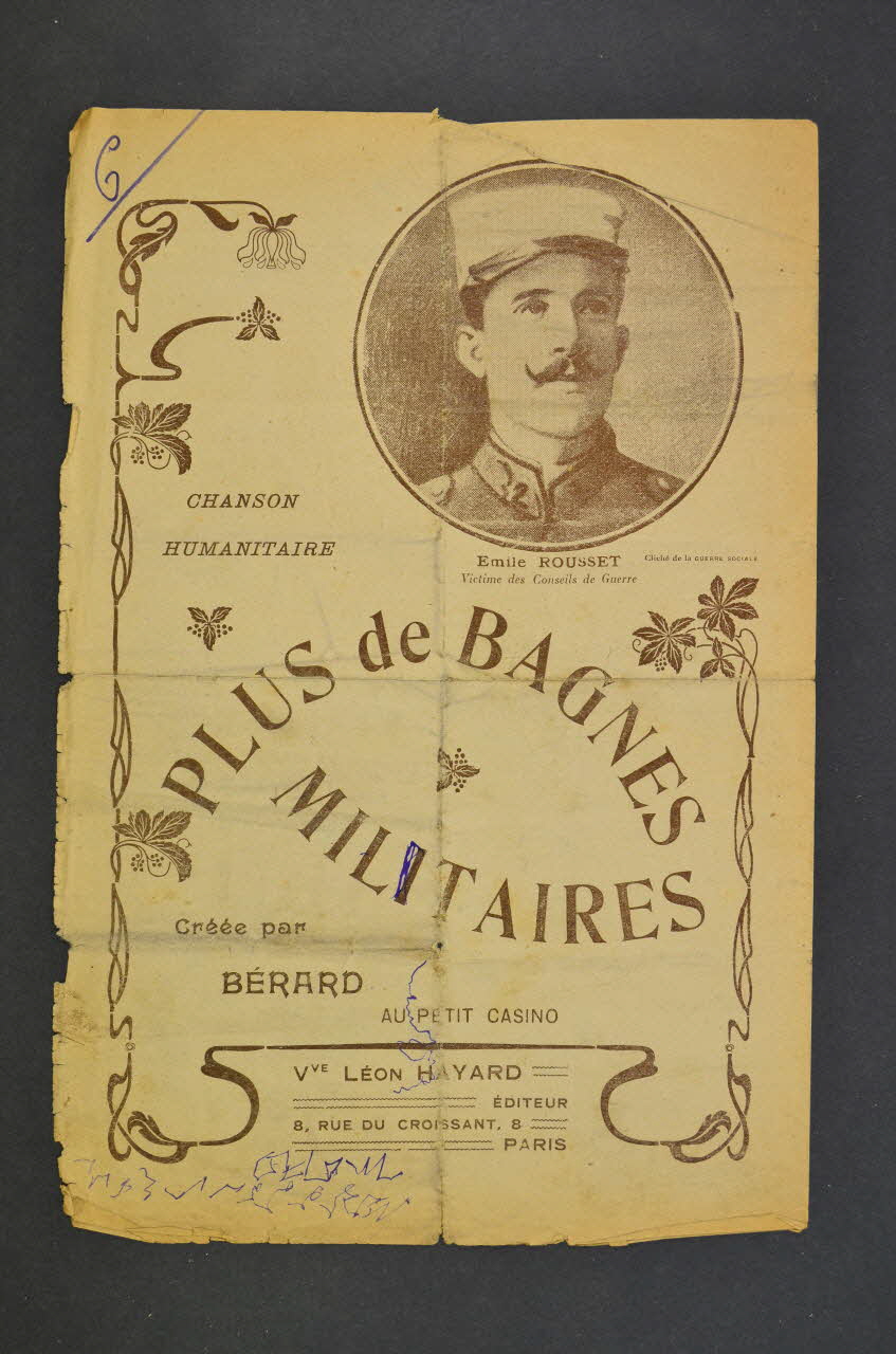 chanson petit format 1966.165.69 Photo Mucem